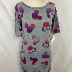 Mickey and Minnie Mouse Dress Disney Lularoe Julia